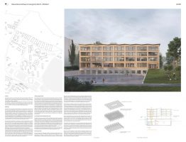 ALOSI_Plansatz_A0_1 Architecture competition Isengrind © Bruno Fioretti Marquez